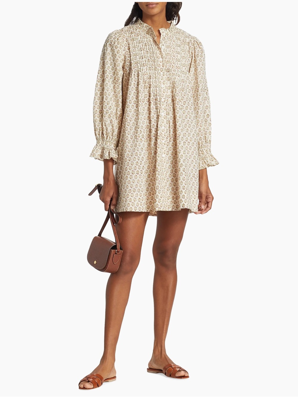 DÔEN Dulcie Dress in Spring Elderberry Floral Organic Cotton | XL - Picture 5 of 16